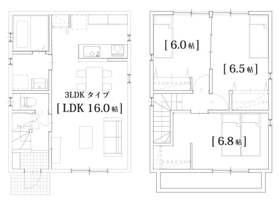 静岡の賃貸ガレージハウスは大場建設：施工実績1「G★BASE」間取り